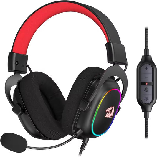 H510 Zeus-X RGB Wired Backlit Gaming Headset 7.1 Surround Sound Multi Platforms Headphone