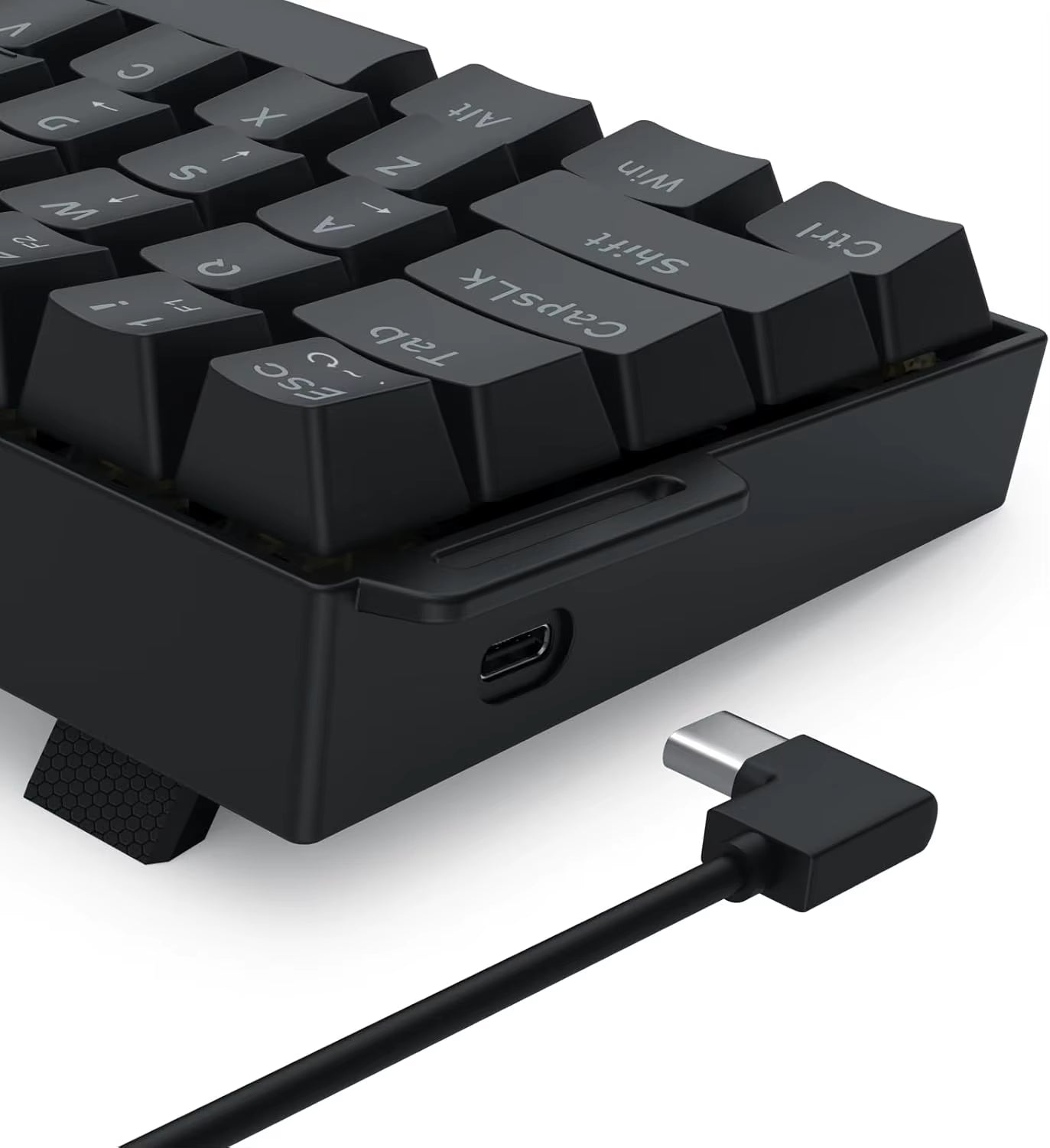 K617 HE Rapid Trigger Gaming 60% 61 Keys Wired Mechanical Keyboard,Dedicated Hall Effect Magnetic Switch,Strap Version