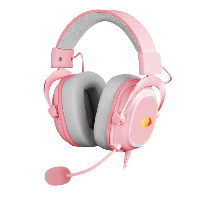 Redragon H510-RGB Zeus X Gaming Headphone Microphone Noise Cancelling 7.1 USB Surround Computer Headset Earphones EQ Controller