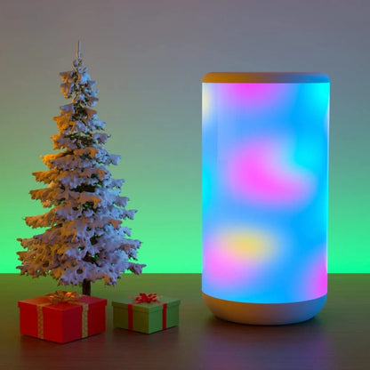 Aura LED Desk Lamp - RGBIC Color Changing, Dimmable, Indoor, Modern Style