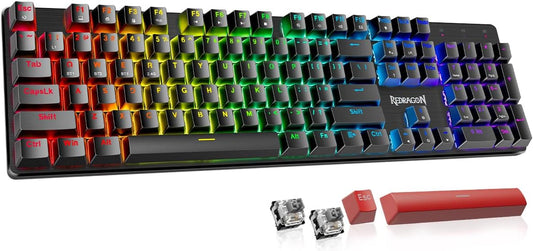 K671KS Wireless Mechanical Gaming Keyboard, Tri Mode BT/2.4G/USB-C Hot Swappable Custom Keyboard, RGB Backlit Computer Gaming Keyboards, PBT Keycaps, Programmable for Pc/Tablet/Mac