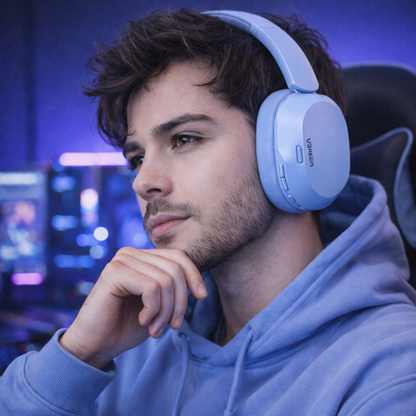 Max5C Wireless Bluetooth Headphones – Active Noise Cancellation, Long Battery Life, Hi-Res Audio