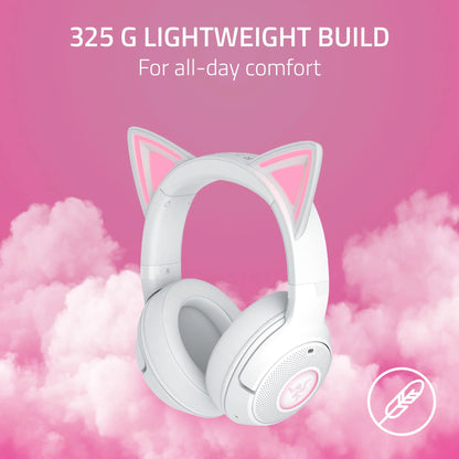 Kraken Kitty V2 Wireless Bluetooth Chroma Headset, White