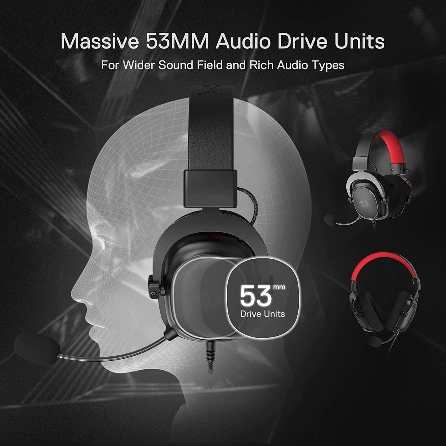 H510 Zeus-X RGB Wired Backlit Gaming Headset 7.1 Surround Sound Multi Platforms Headphone