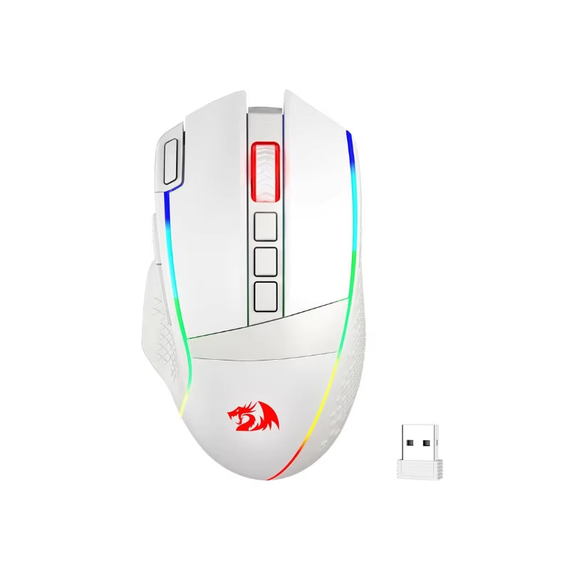 M991 Wireless Gaming Mouse, 19000 DPI Wired/Wireless Gamer Mouse W/Rapid Fire Key RGB Backlight