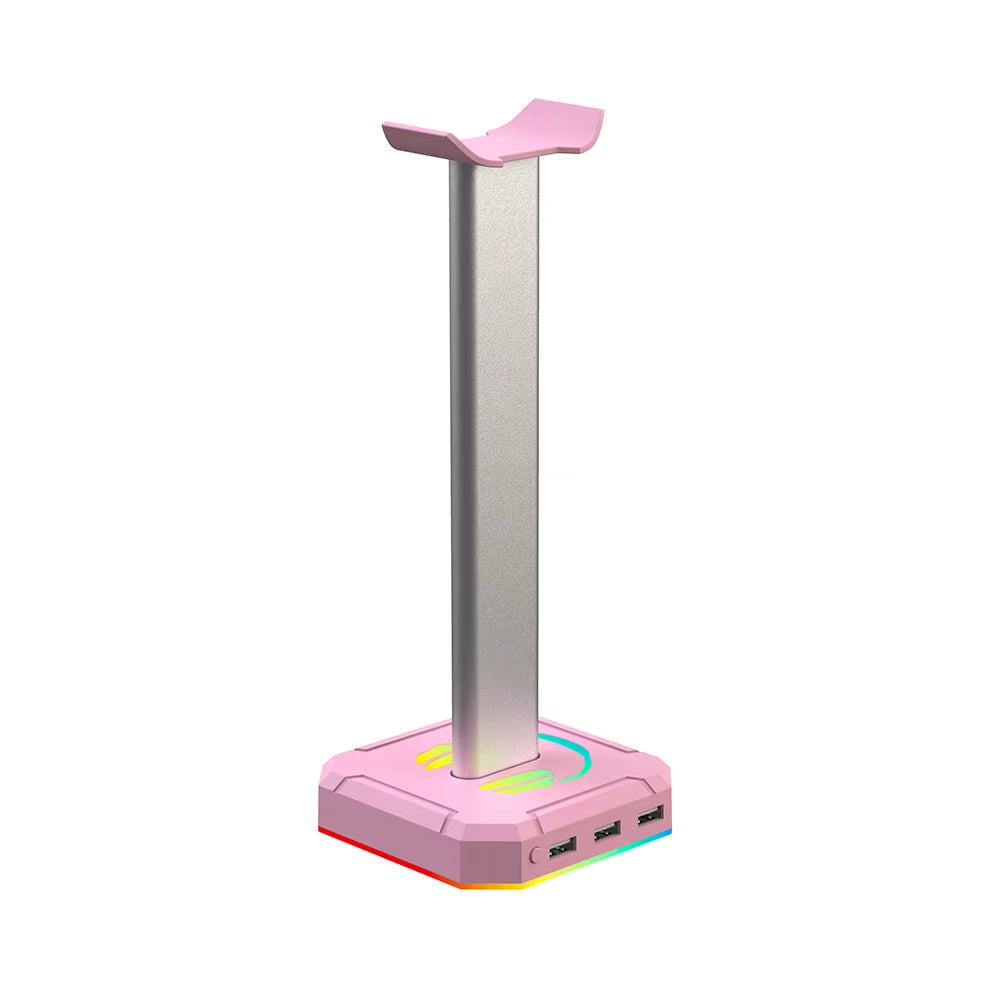 Aluminuim Alloy Headphone Stand RGB Backlight Headphone Bracket Display Rack Gaming Headset Holder Vertical Bracket Hanger